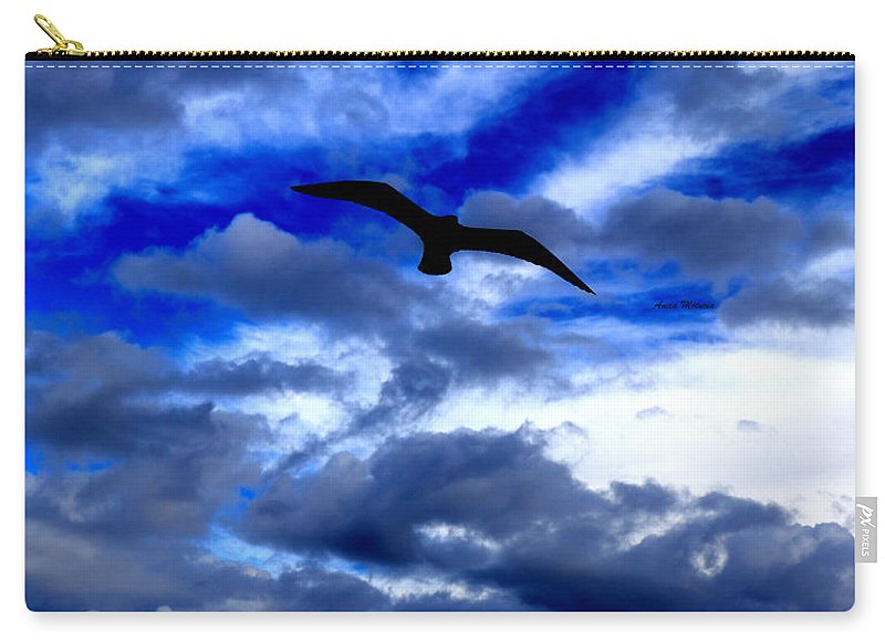 Flying In The Blue - Zip Pouch - Customizable