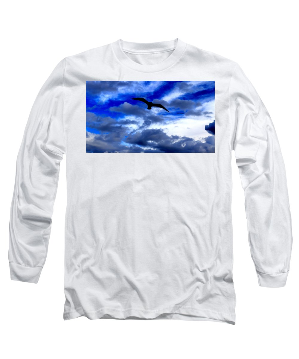 Flying In The Blue - Long Sleeve T-Shirt - Customizable