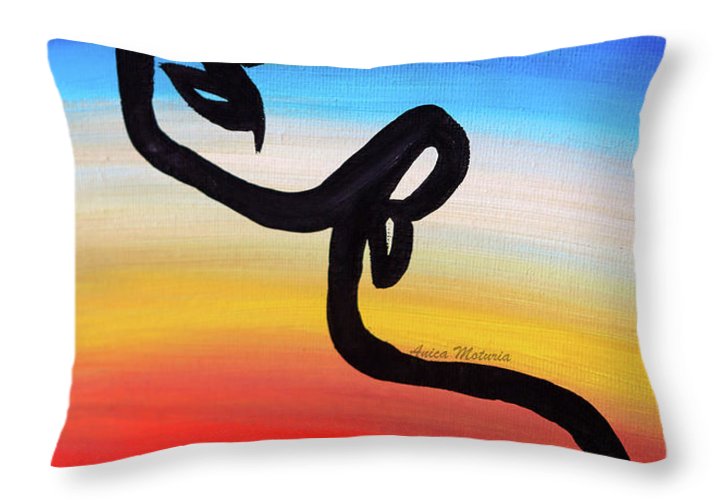 Line Art Beauty - Throw Pillow - Customizable