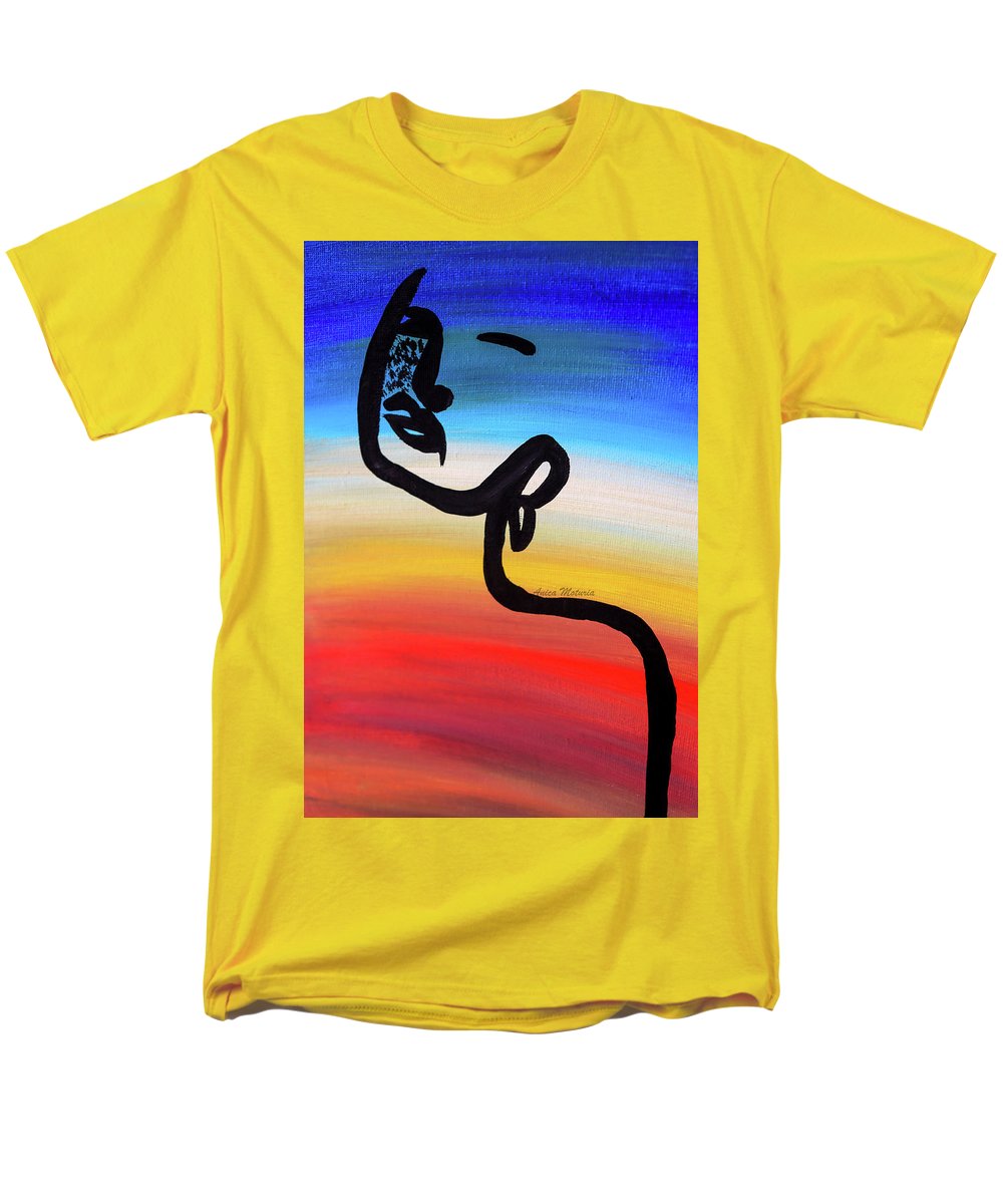 Line Art Beauty - Men's T-Shirt (Regular Fit) - Customizable