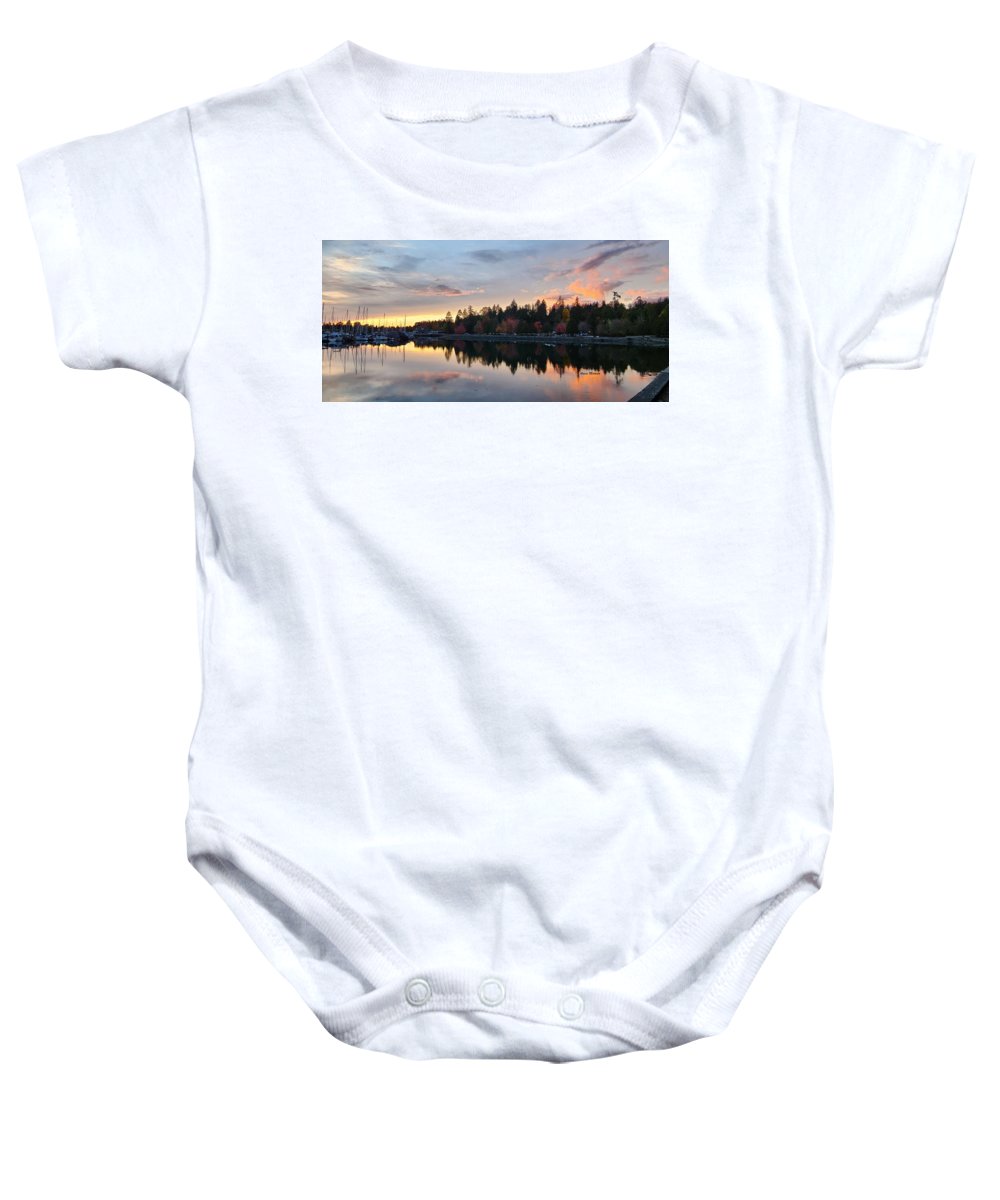 Vancouver Sunset - Baby Onesie - Customizable