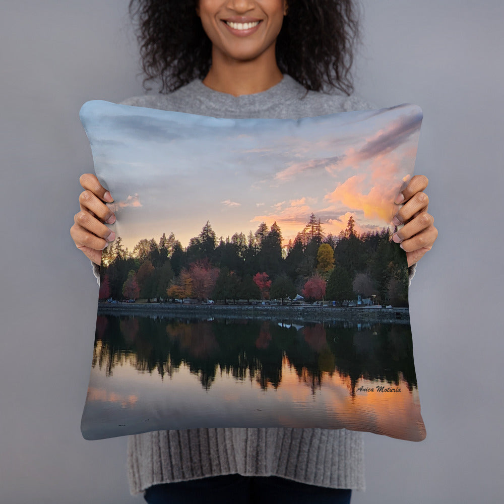 Vancouver Sunset - Throw Pillow