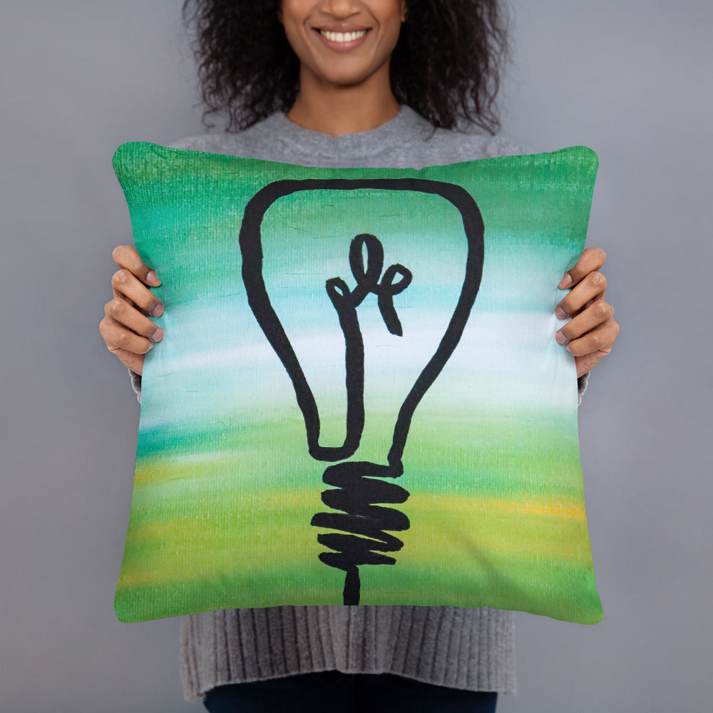 Light Bulb - Throw Pillow