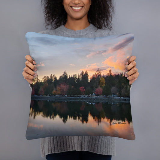 Vancouver Sunset - Throw Pillow