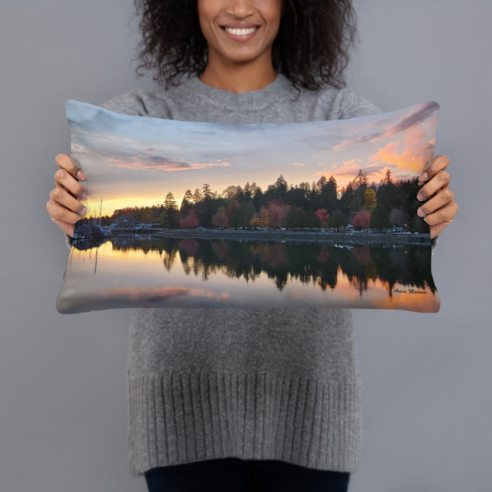 Vancouver Sunset - Throw Pillow