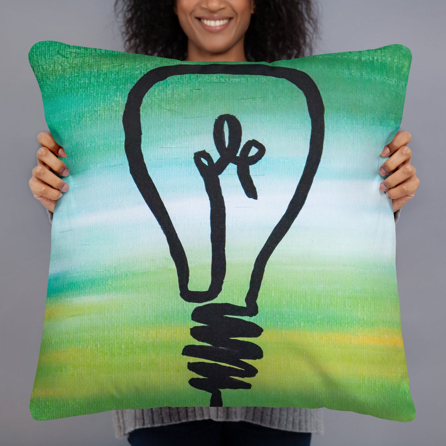 Light Bulb - Throw Pillow