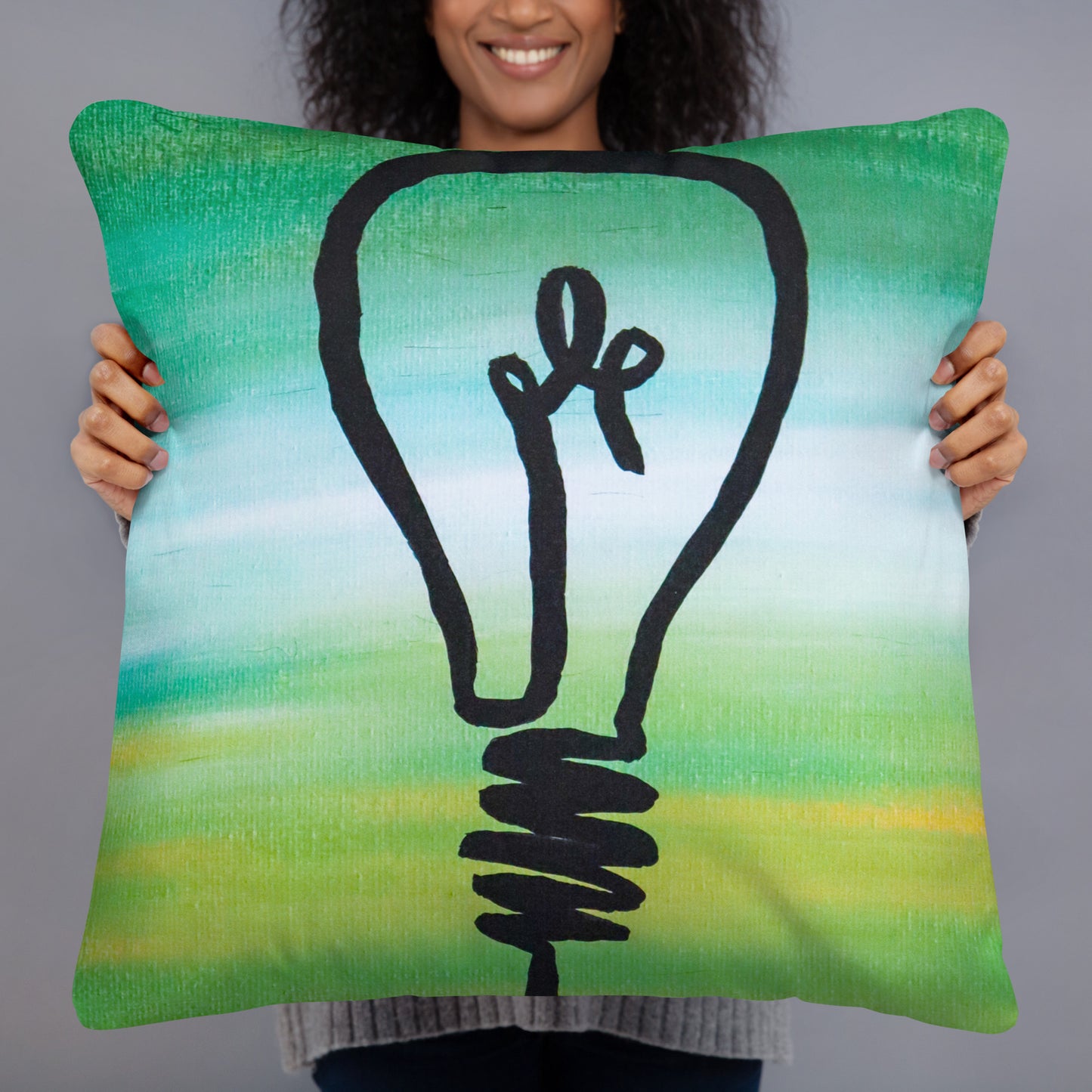 Light Bulb - Throw Pillow