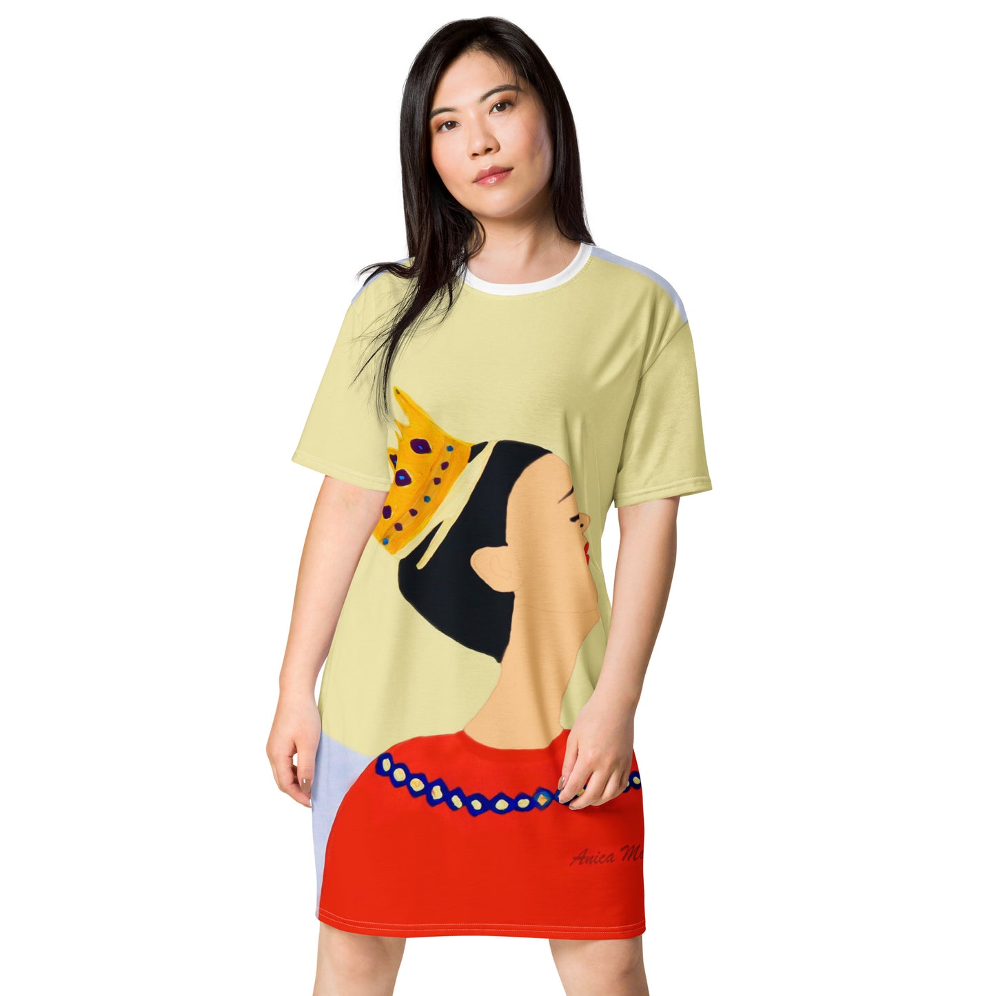 Crown of Glory T-shirt dress lighter color