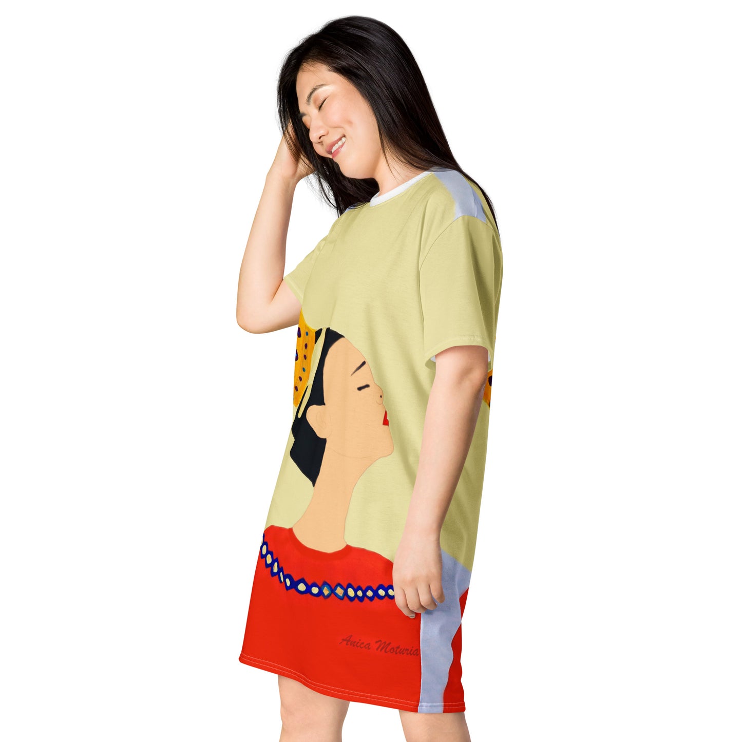 Crown of Glory T-shirt dress lighter color