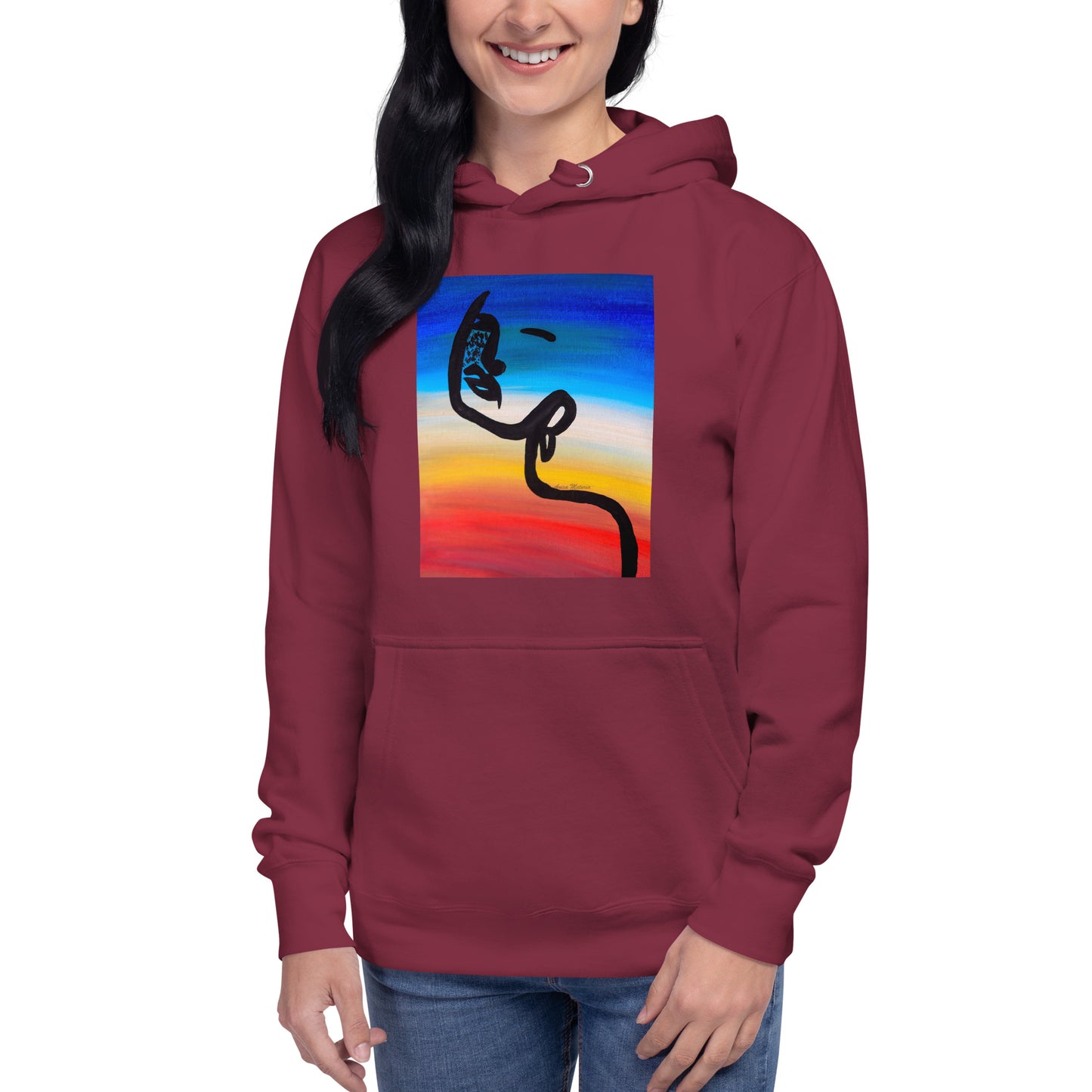 Line Art Beauty - Unisex Hoodie