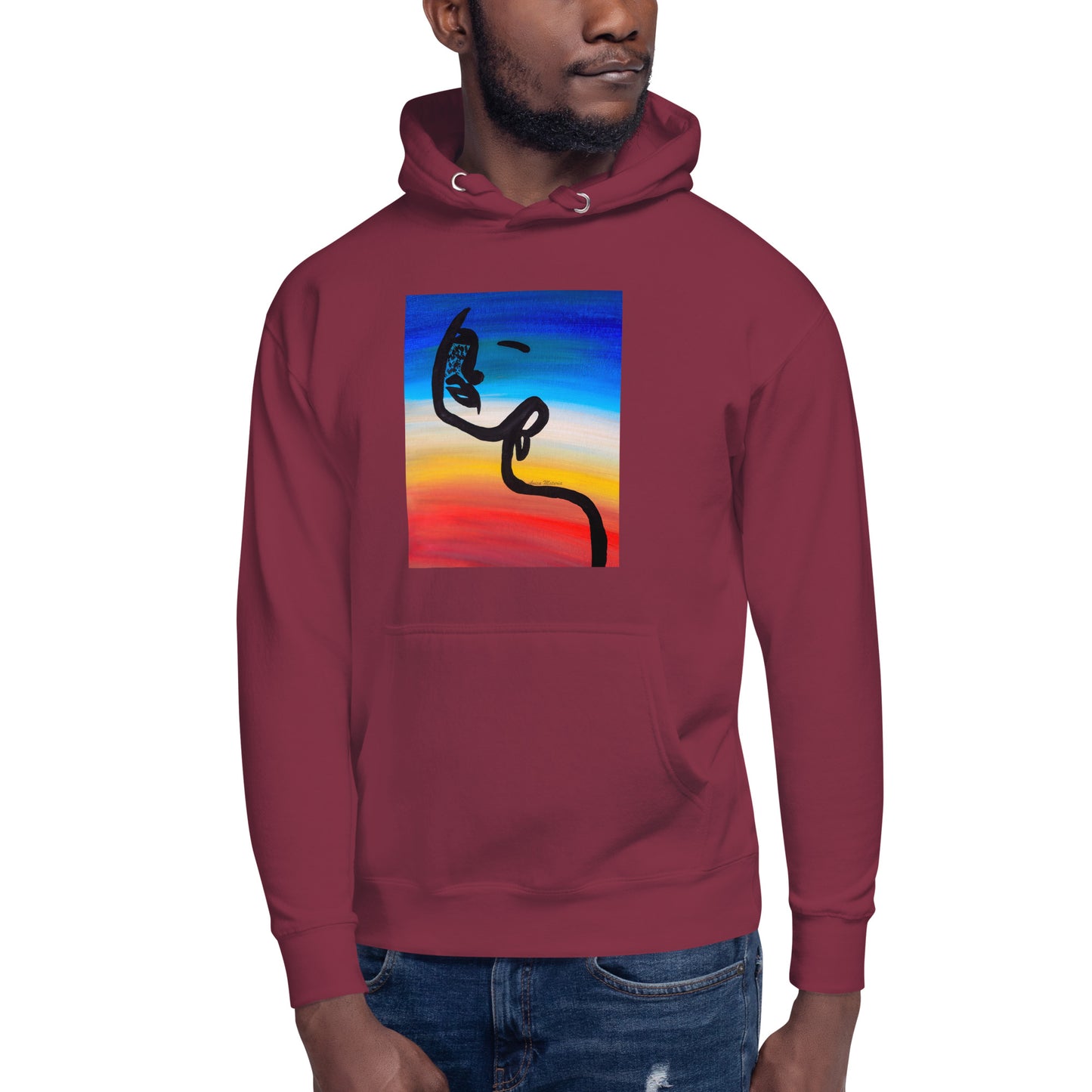 Line Art Beauty - Unisex Hoodie