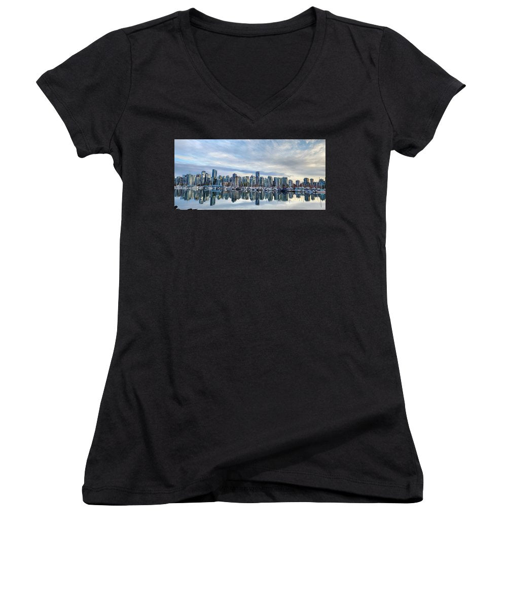 Breathtaking Vancouver - Women's V-Neck - Customizable