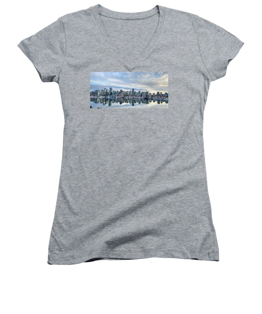 Breathtaking Vancouver - Women's V-Neck - Customizable