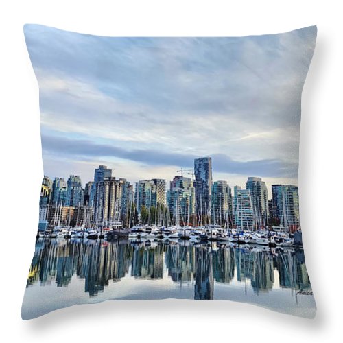 Breathtaking Vancouver - Throw Pillow - Customizable