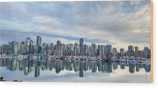 Breathtaking Vancouver - Wood Print - Customizable