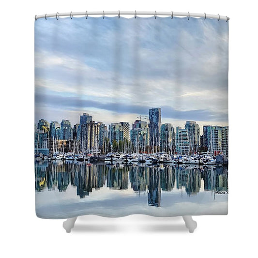 Breathtaking Vancouver - Shower Curtain - Customizable