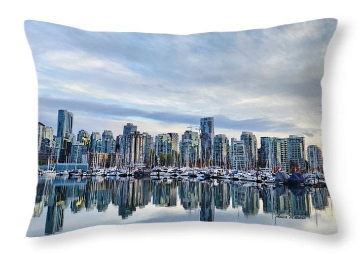 Breathtaking Vancouver - Throw Pillow - Customizable