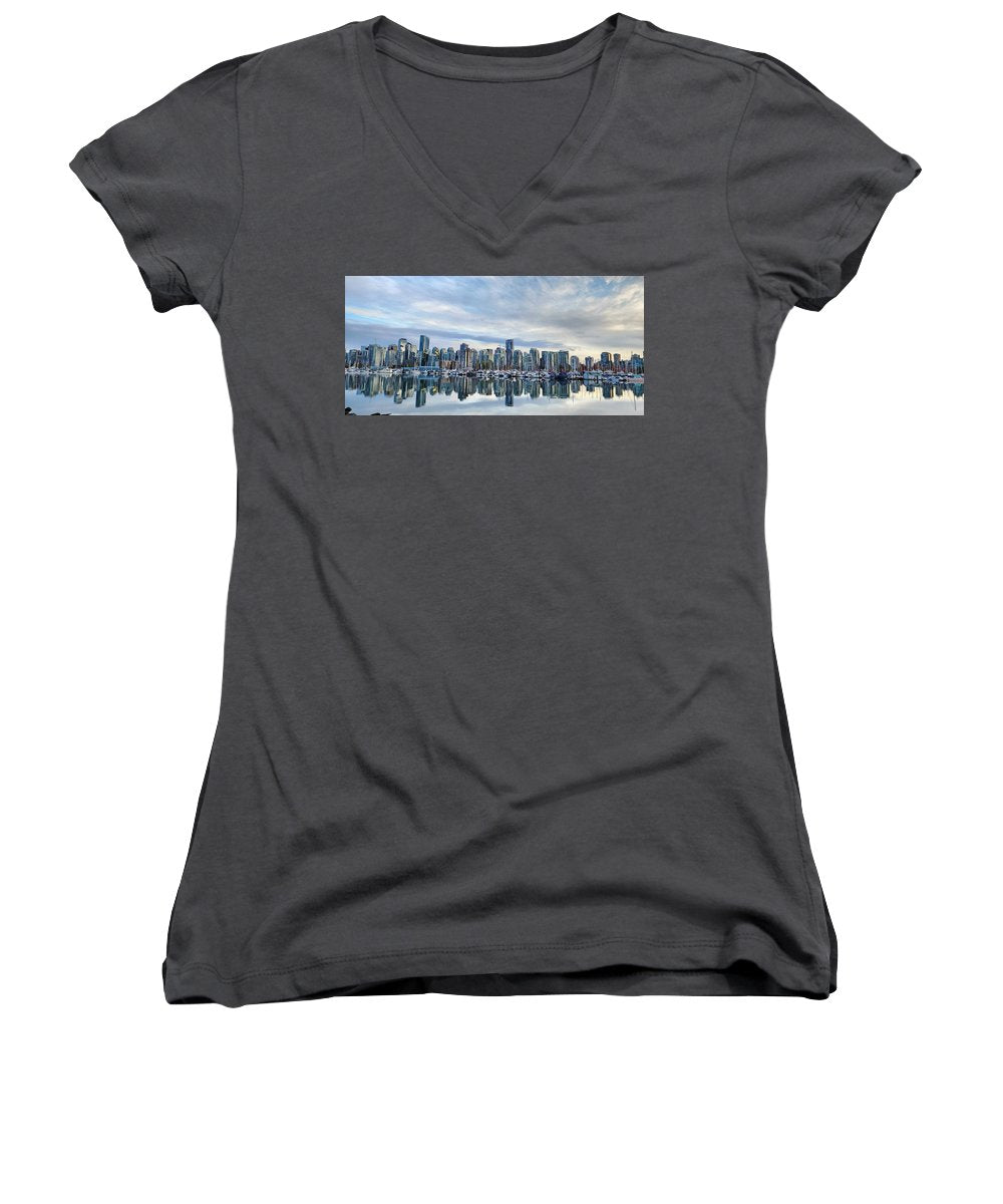 Breathtaking Vancouver - Women's V-Neck - Customizable