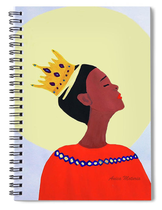 Crown Of Glory - Spiral Notebook - Customizable