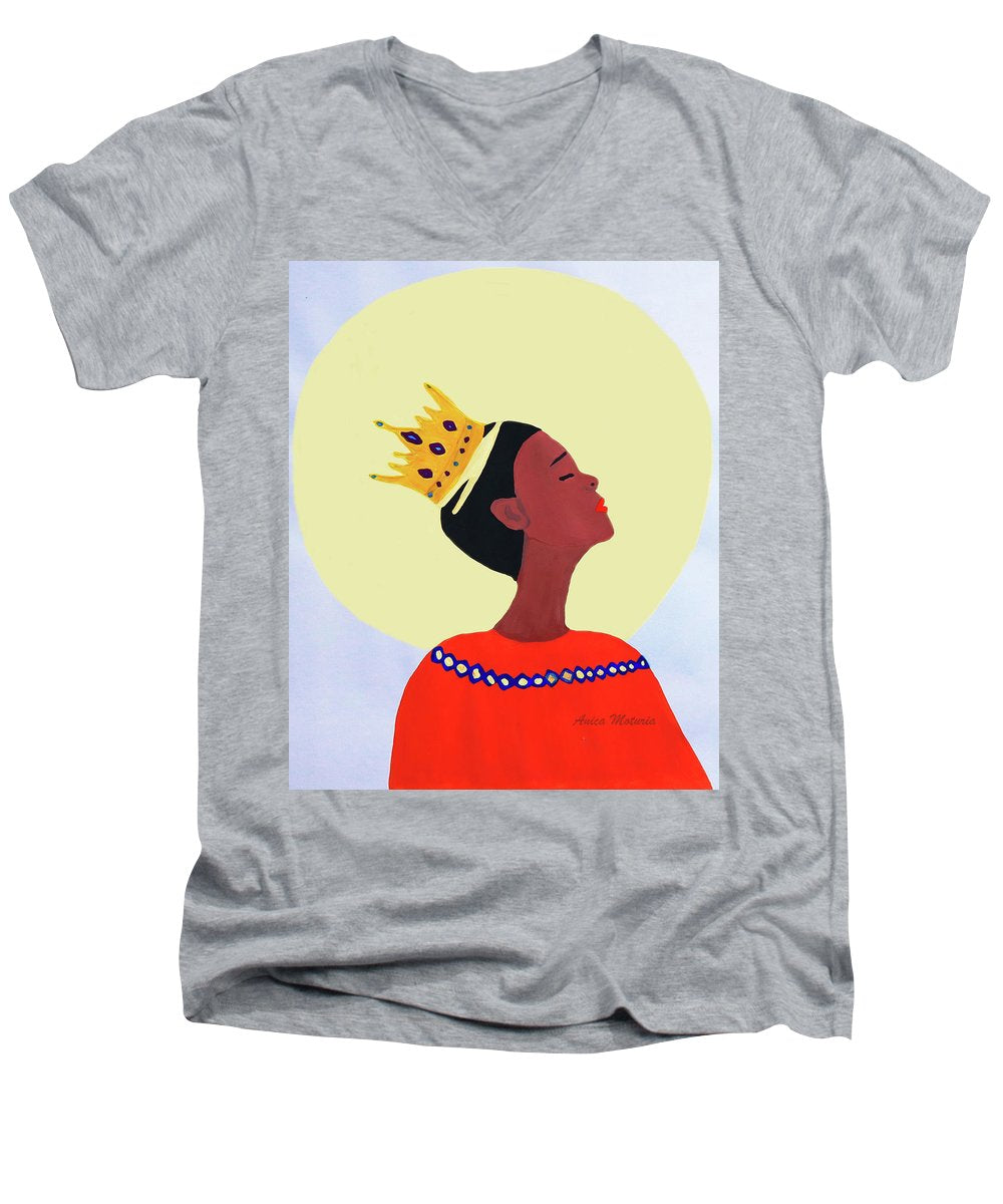 Crown Of Glory - Men's V-Neck T-Shirt - Customizable