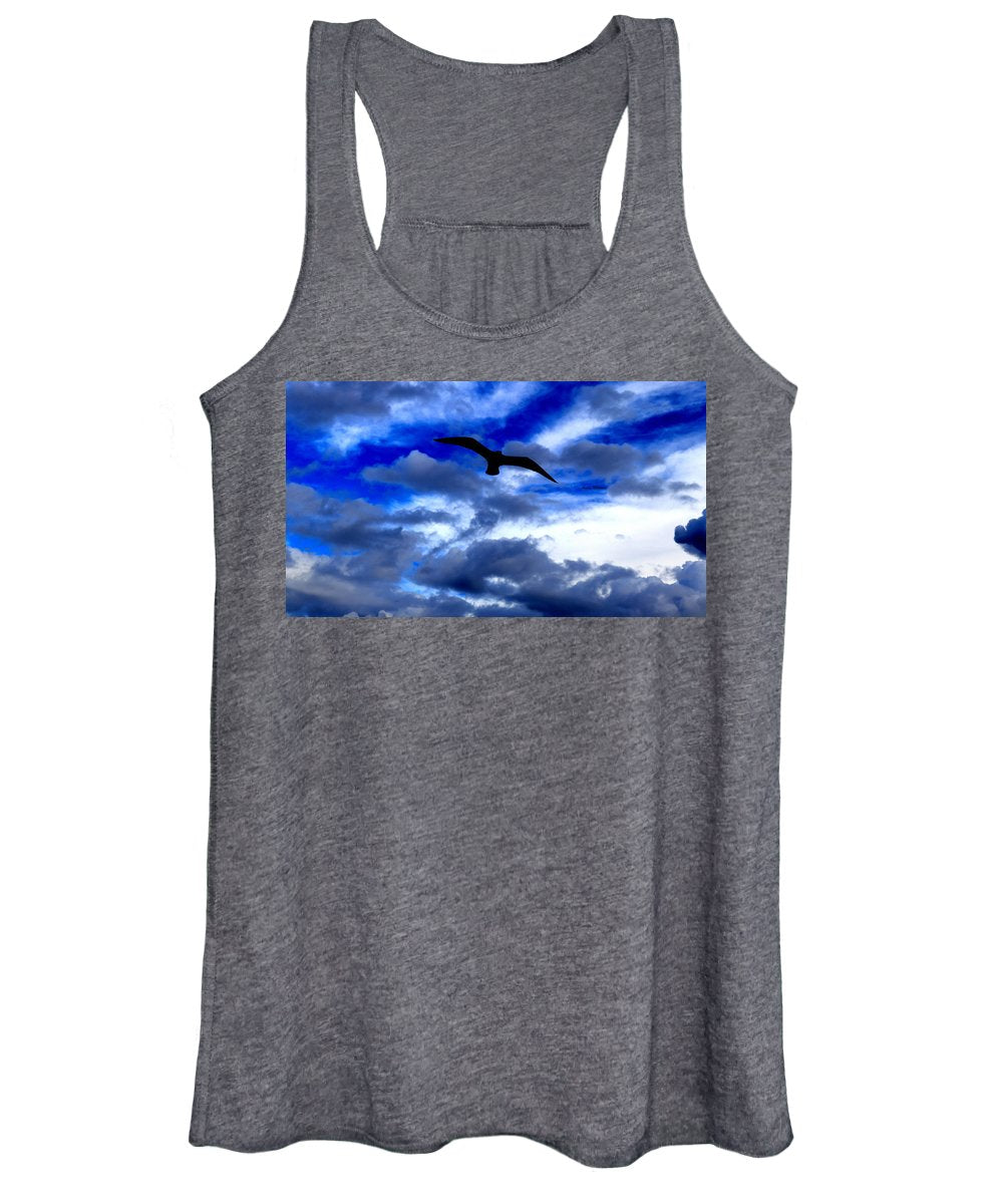 Flying In The Blue - Women's Tank Top - Customizable