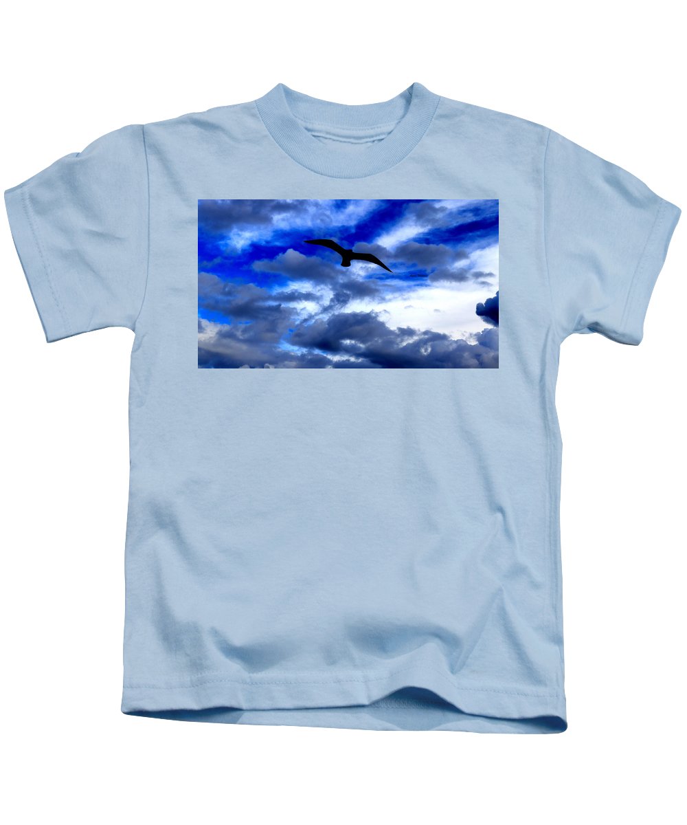 Flying In The Blue - Kids T-Shirt - Customizable