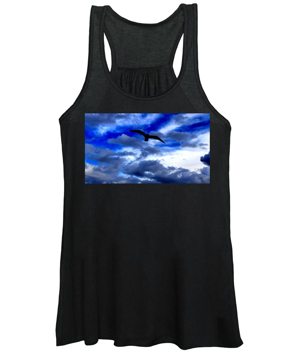 Flying In The Blue - Women's Tank Top - Customizable