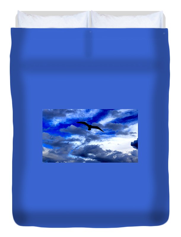 Flying In The Blue - Duvet Cover - Customizable