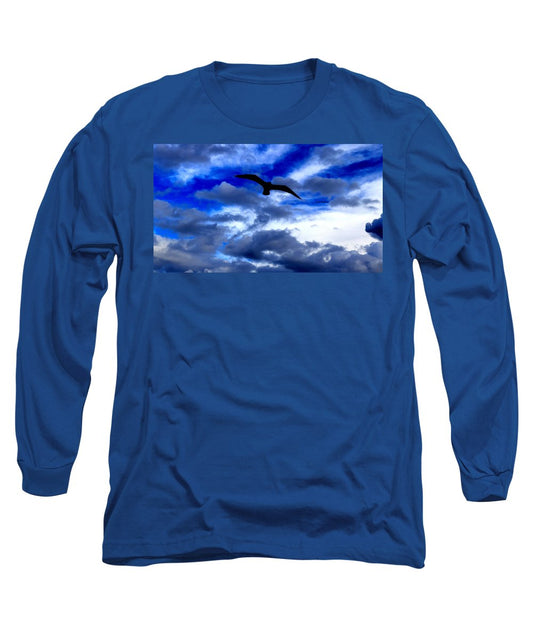 Flying In The Blue - Long Sleeve T-Shirt - Customizable