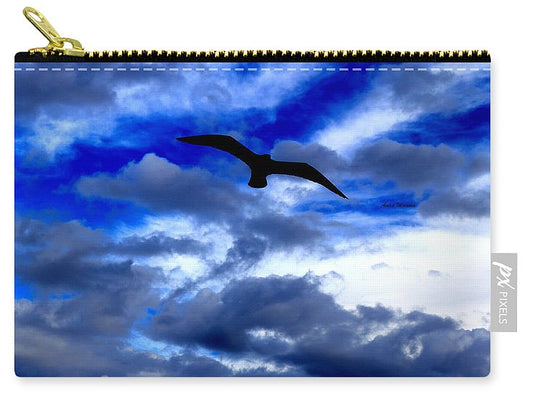 Flying In The Blue - Zip Pouch - Customizable