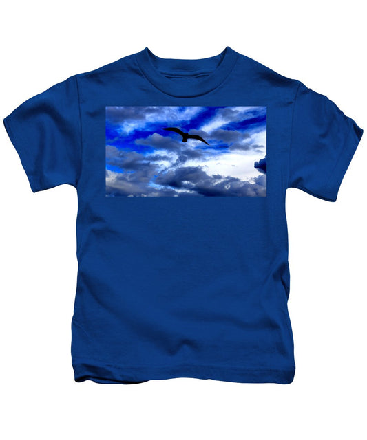 Flying In The Blue - Kids T-Shirt - Customizable