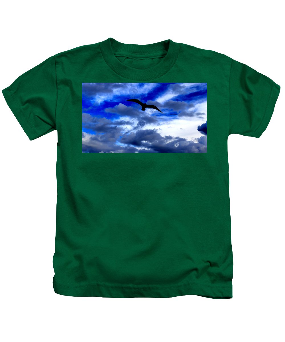 Flying In The Blue - Kids T-Shirt - Customizable