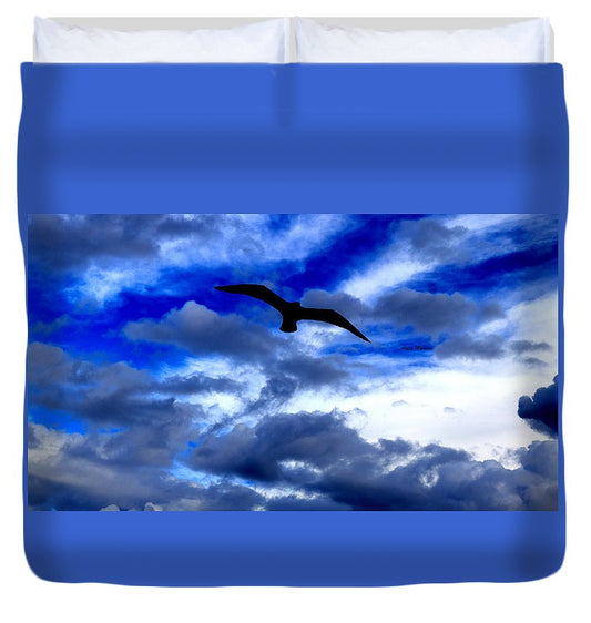 Flying In The Blue - Duvet Cover - Customizable