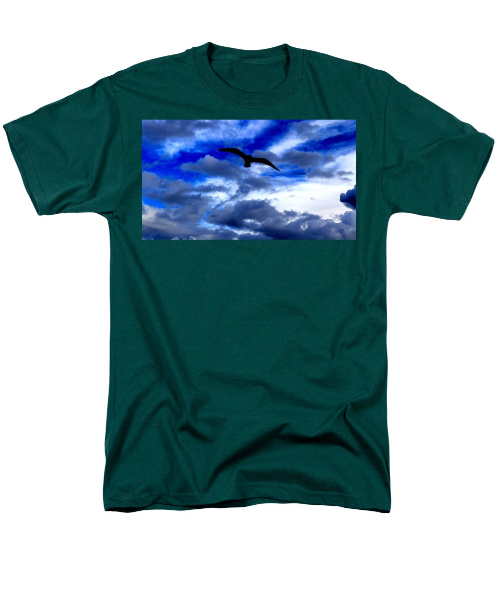 Flying In The Blue - Men's T-Shirt  (Regular Fit) - Customizable