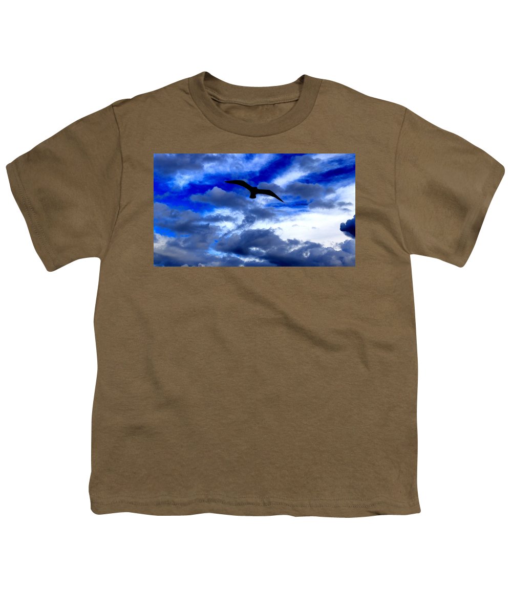 Flying In The Blue - Youth T-Shirt - Customizable