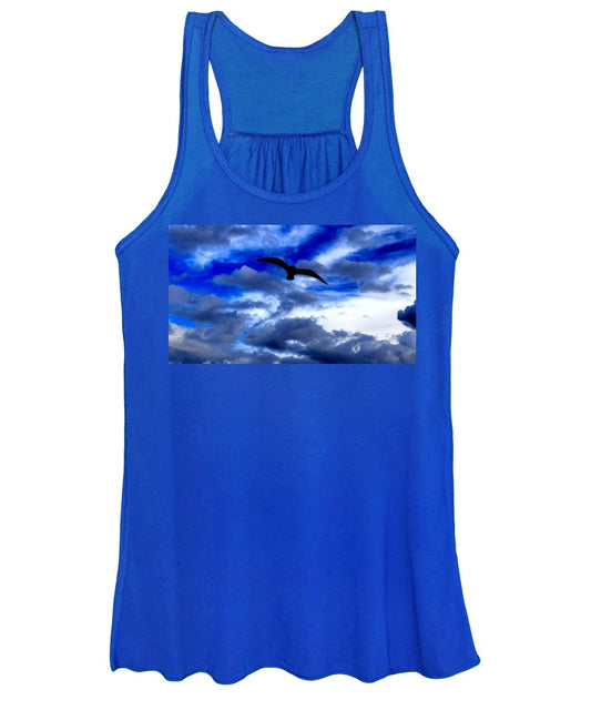 Flying In The Blue - Women's Tank Top - Customizable