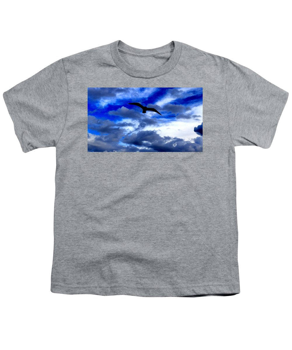 Flying In The Blue - Youth T-Shirt - Customizable