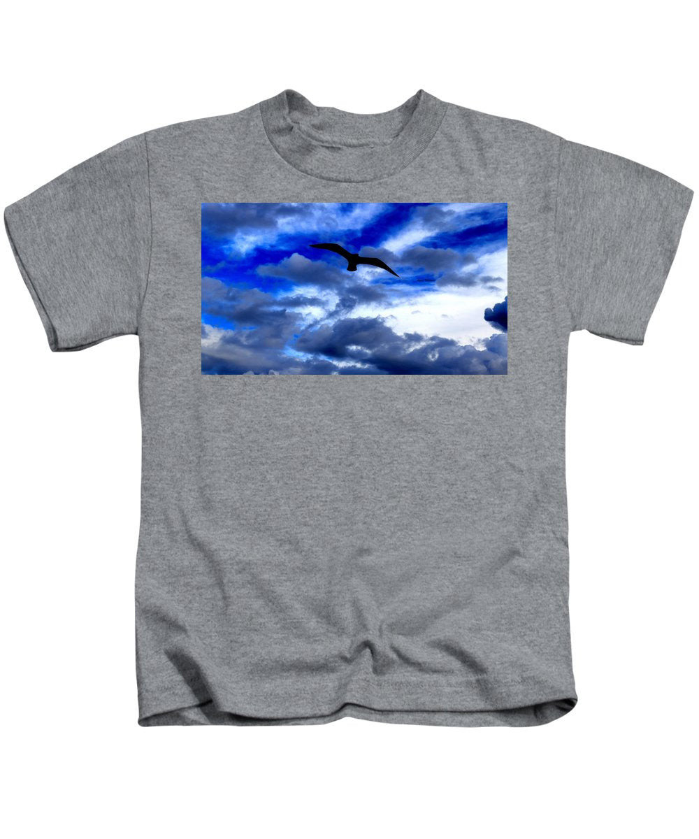 Flying In The Blue - Kids T-Shirt - Customizable