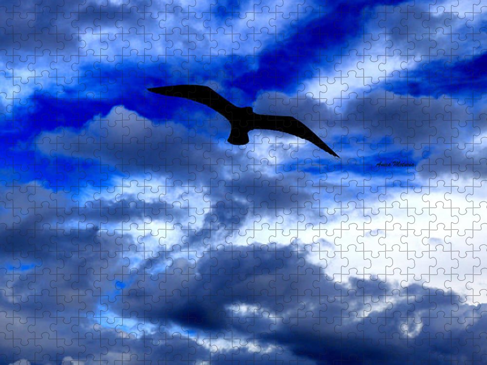 Flying In The Blue - Puzzle - Customizable