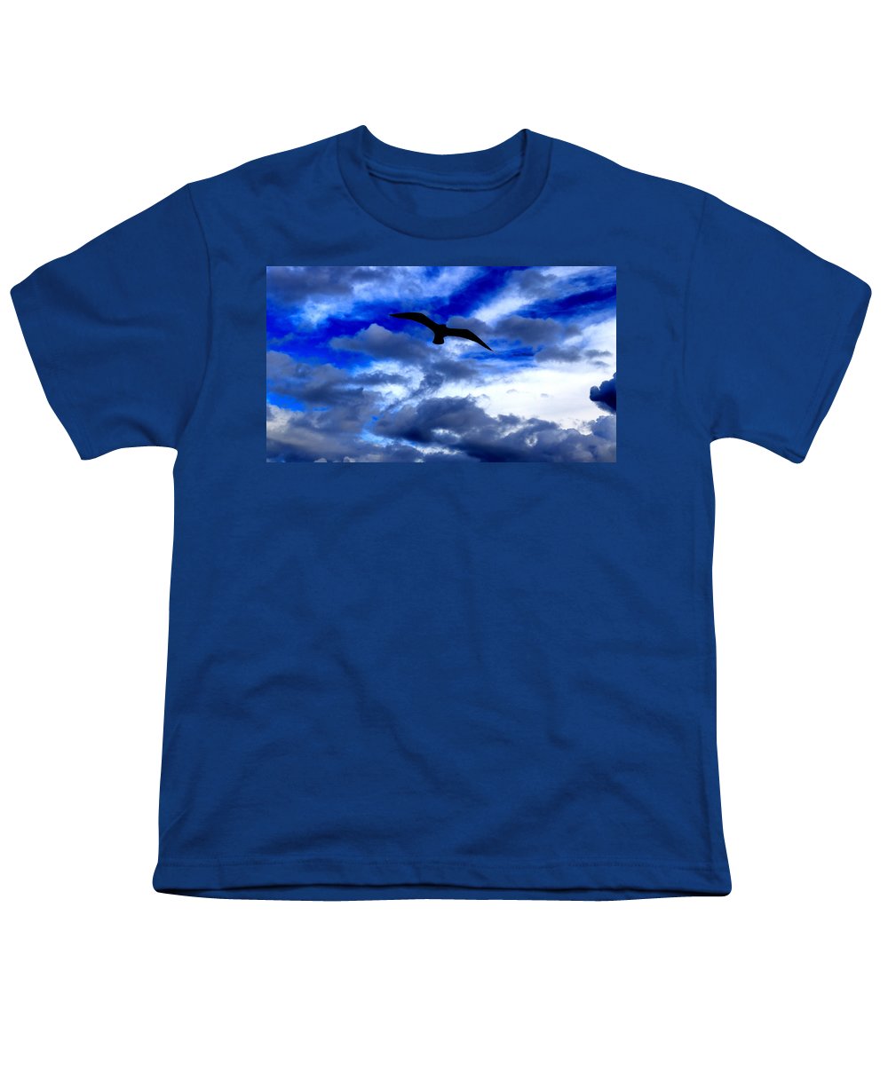 Flying In The Blue - Youth T-Shirt - Customizable