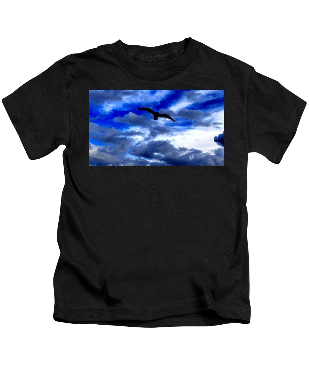 Flying In The Blue - Kids T-Shirt - Customizable