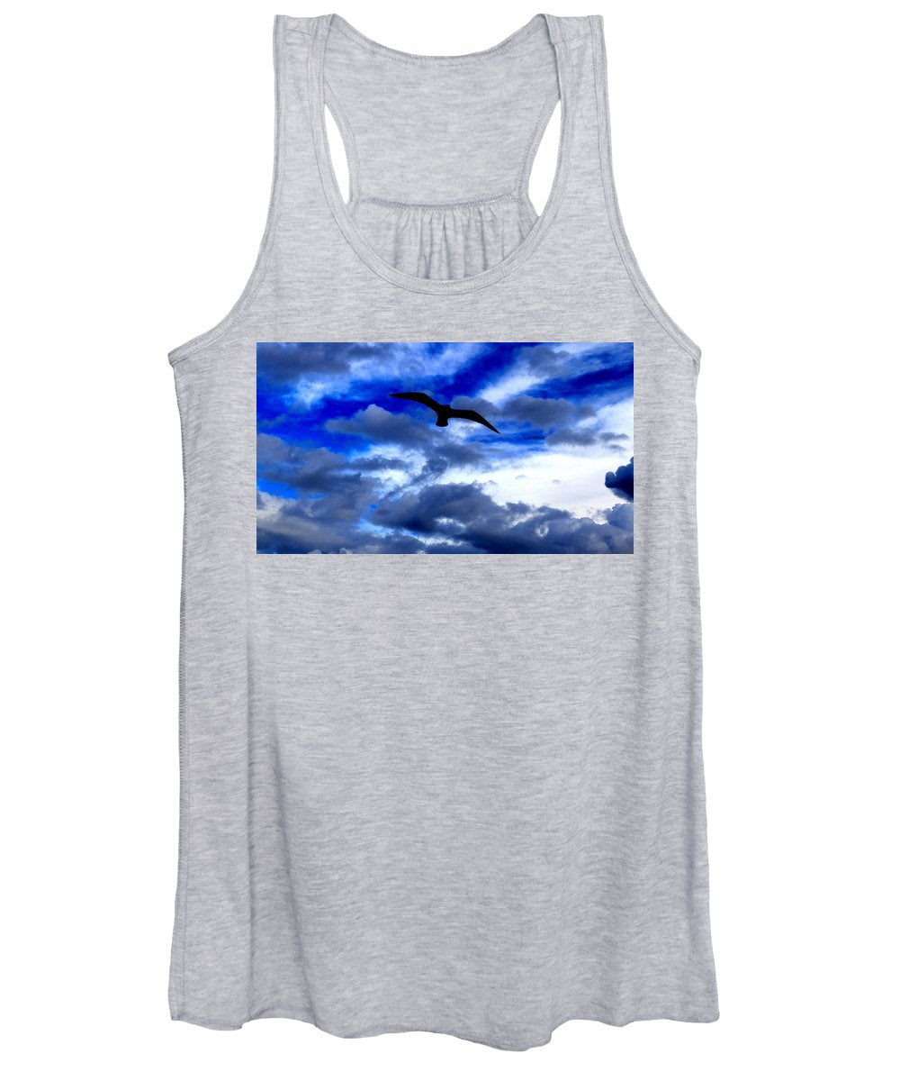 Flying In The Blue - Women's Tank Top - Customizable