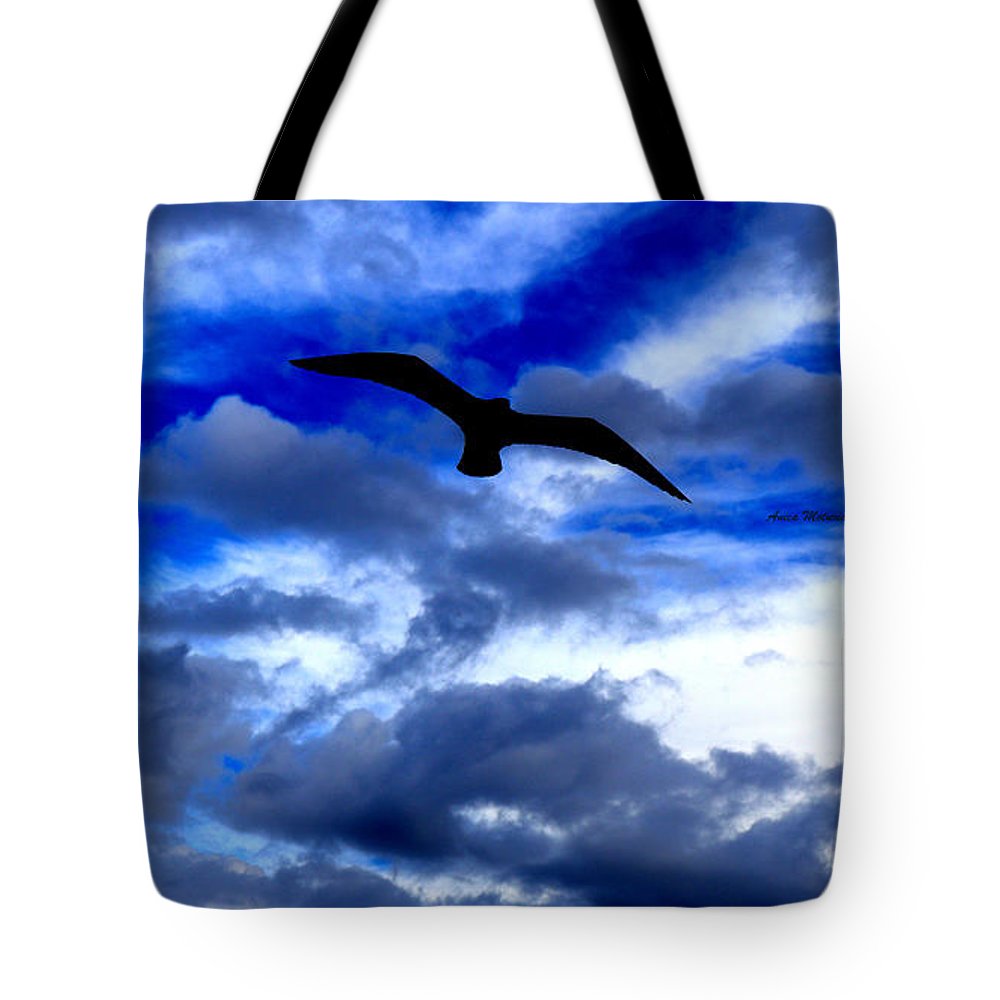 Flying In The Blue - Tote Bag - Customizable