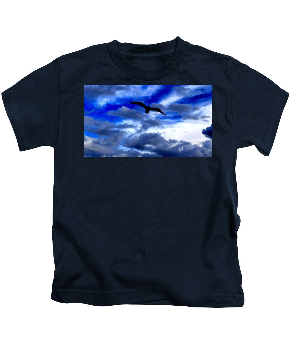 Flying In The Blue - Kids T-Shirt - Customizable