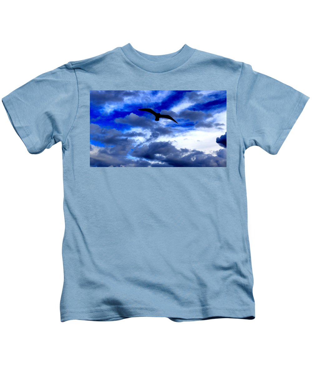 Flying In The Blue - Kids T-Shirt - Customizable