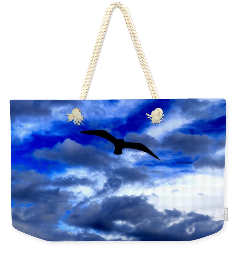 Flying In The Blue - Weekender Tote Bag - Customizable