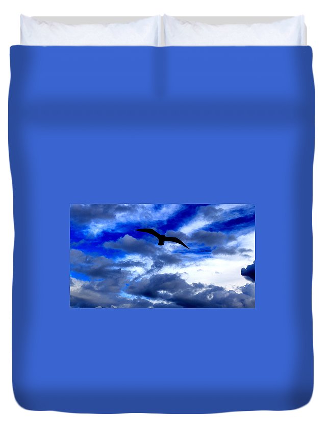 Flying In The Blue - Duvet Cover - Customizable