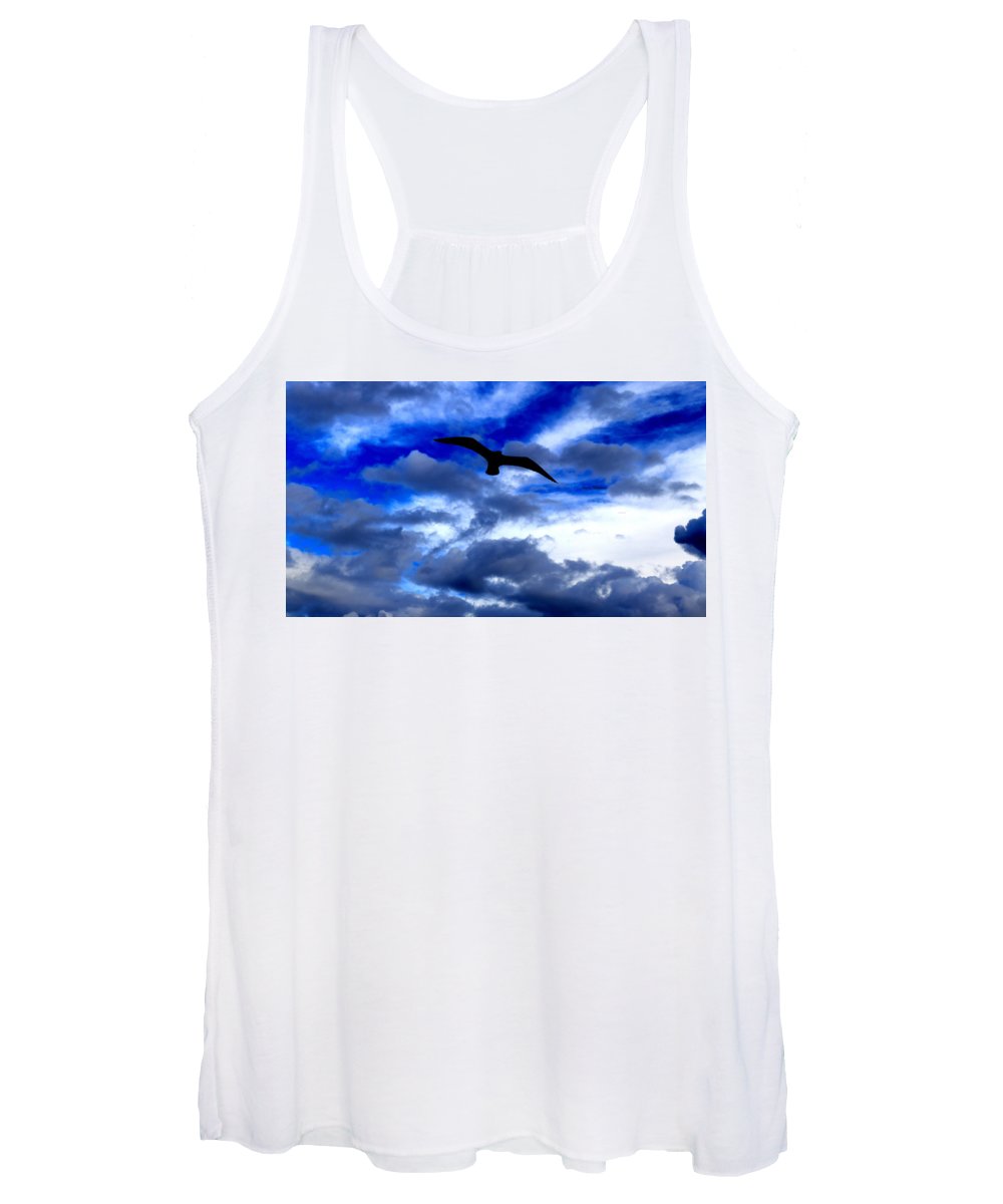 Flying In The Blue - Women's Tank Top - Customizable