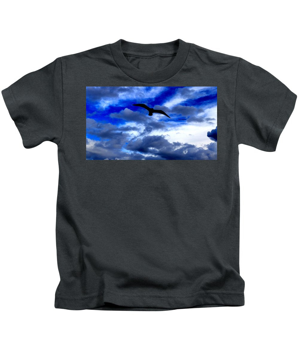 Flying In The Blue - Kids T-Shirt - Customizable