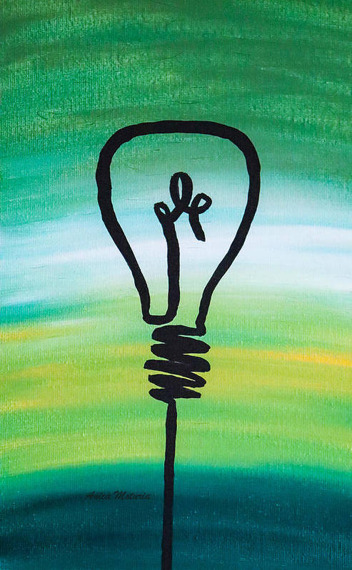 Light Bulb - Art Print - Customizable